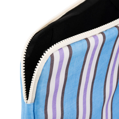 Laptop Case Choc Blue Stripe
